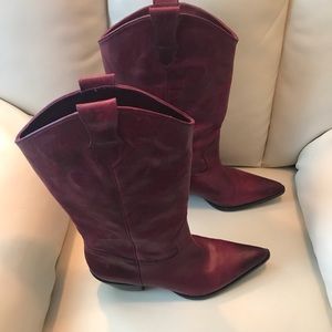 Reba genuine leather cowboy boot